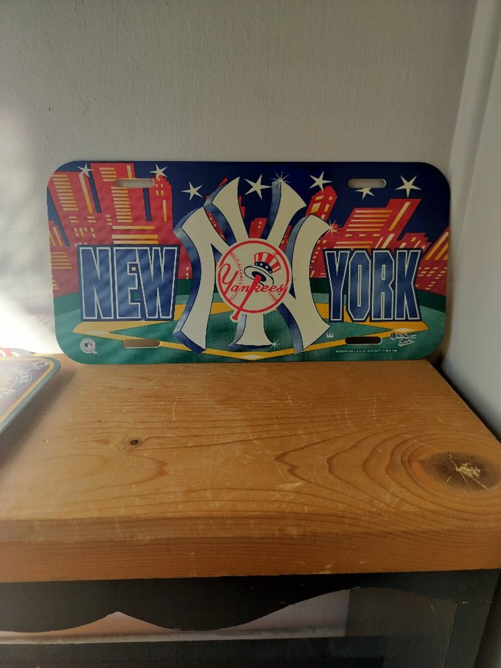 Vintage 1996 New York Yankees License Plate Cover